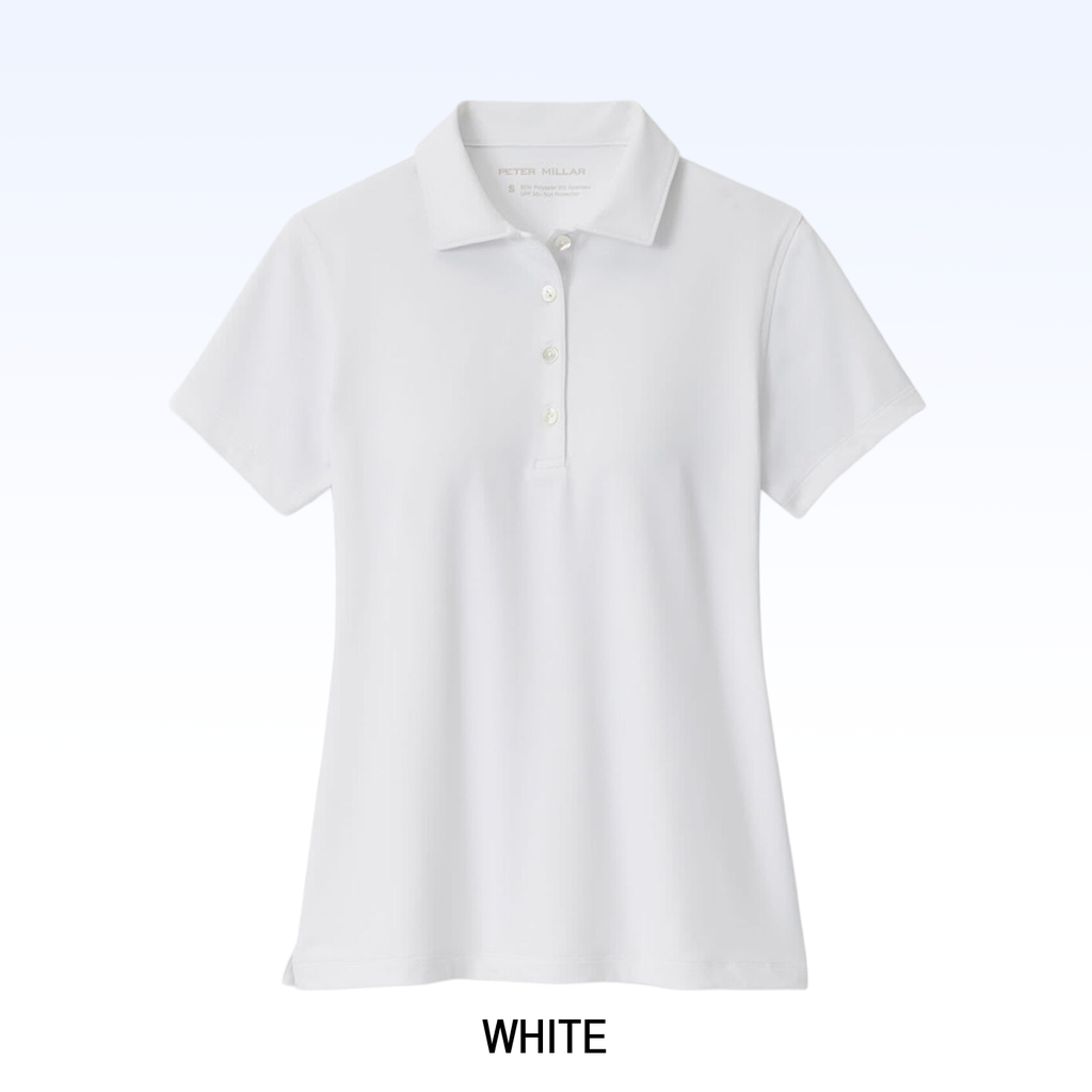 PETER MILLAR WOMEN'S SHORT SLEEVE BUTTON POLO