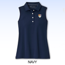 PETER MILLAR LADIES SPORT MESH SLEEVELESS BUTTON POLO