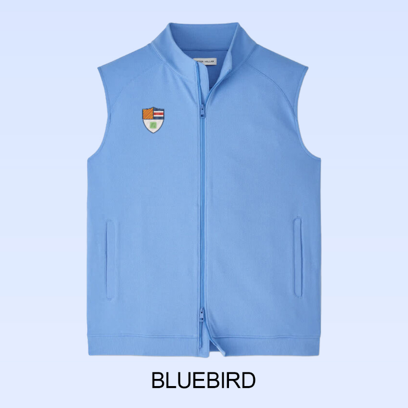 PETER MILLAR CRADLE PIQUÉ PERFORMANCE FULL-ZIP VEST