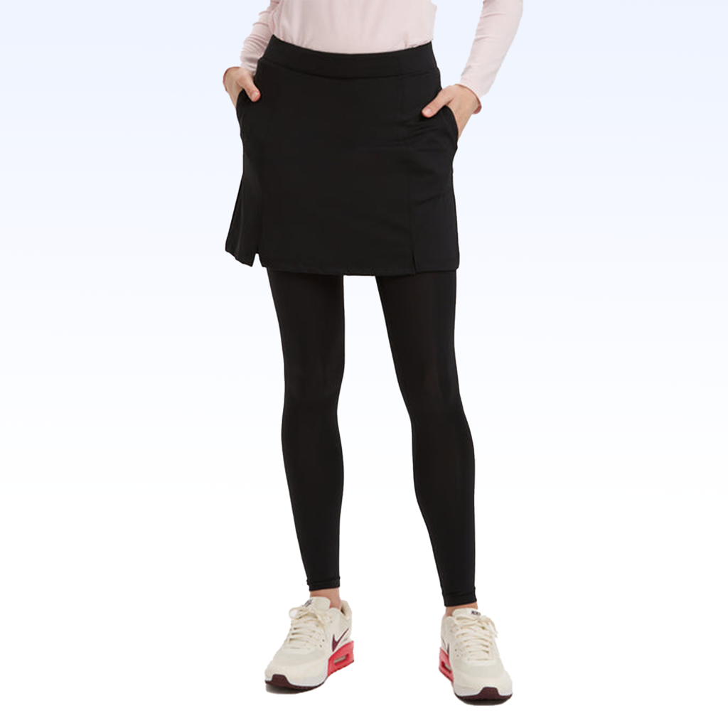 RENWICK SKIRTED LEGGING - Black