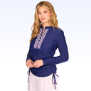 CABANA LIFE RUCHED RASHGUARD