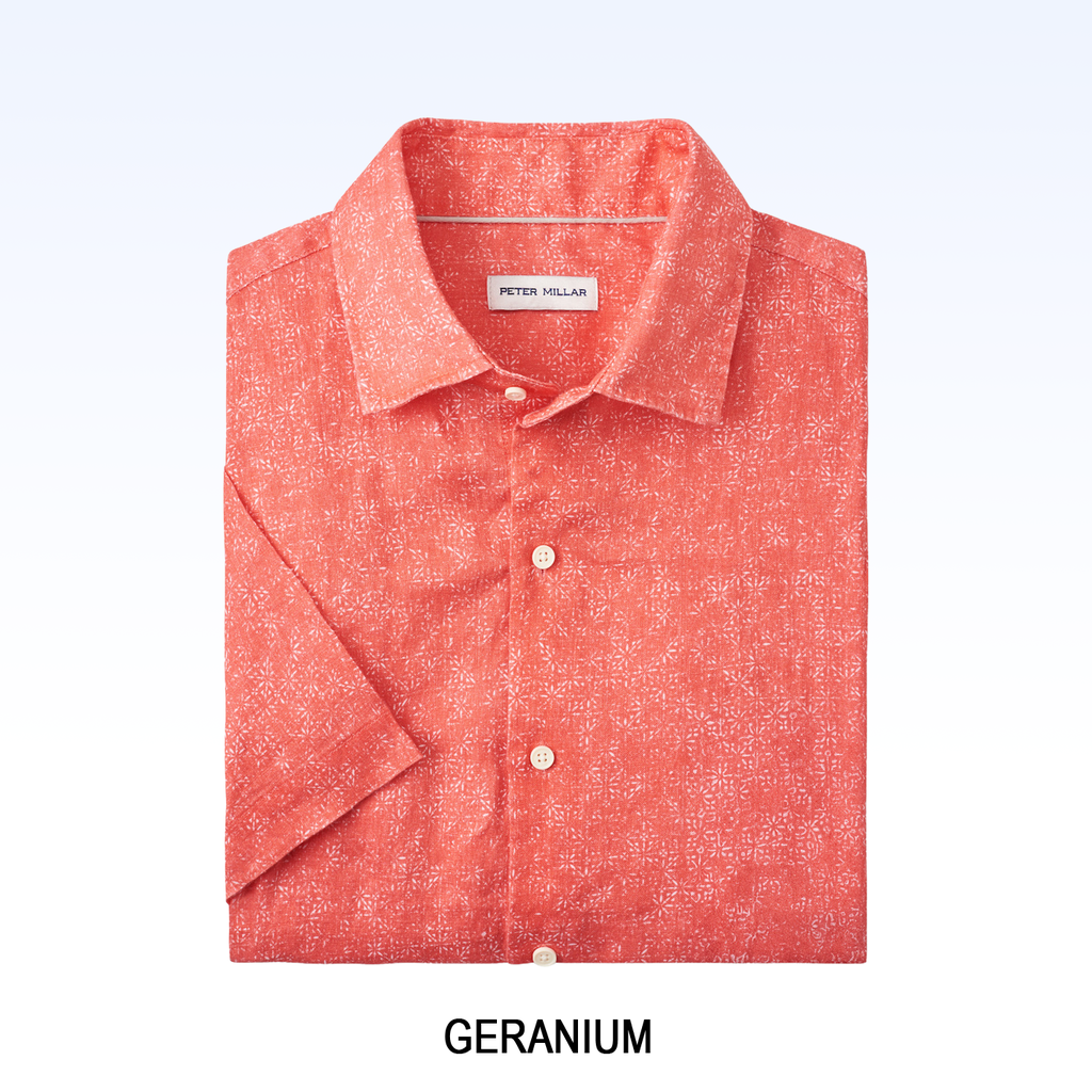 PETER MILLAR LINEN SPORT SHIRT