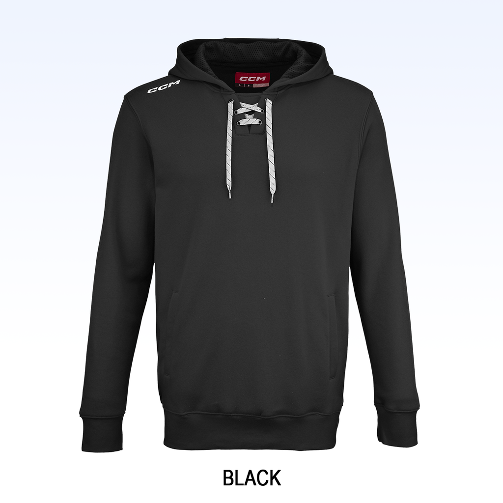CCM FLEECE LACE HOODIE ADT_Black