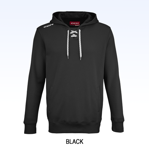 CCM FLEECE LACE HOODIE ADT_Black